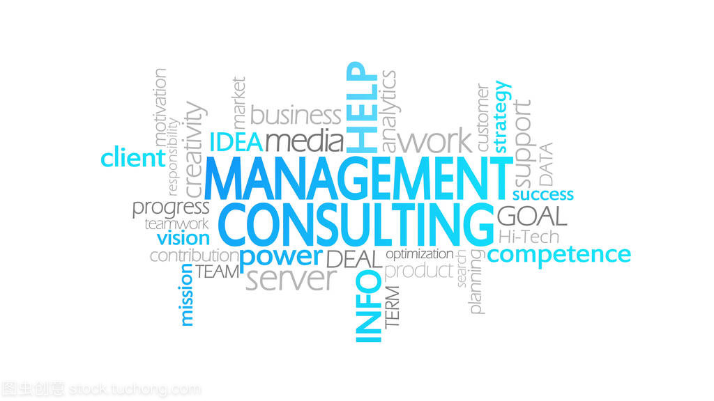 管理咨詢、 動畫的排版